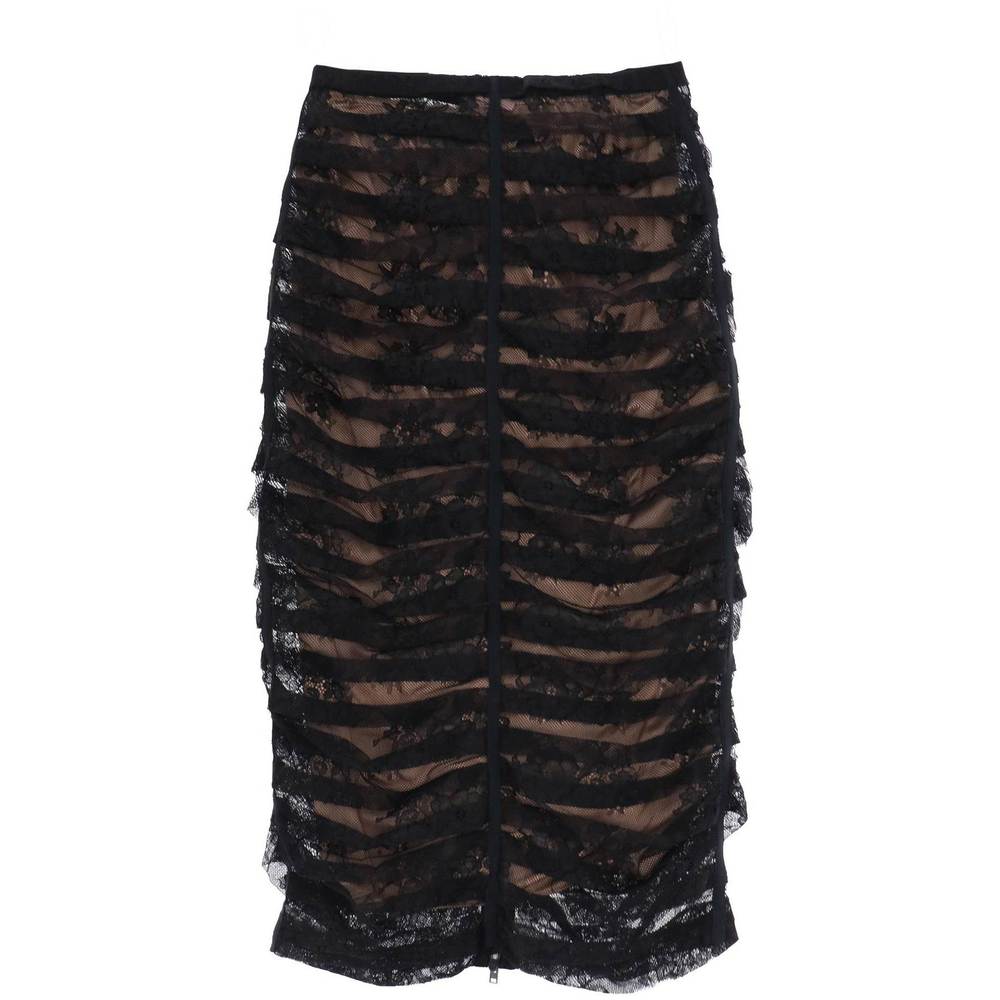 N21 satin and lace pencil skirt